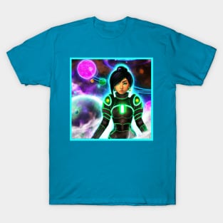 Anime Girl in Space T-Shirt